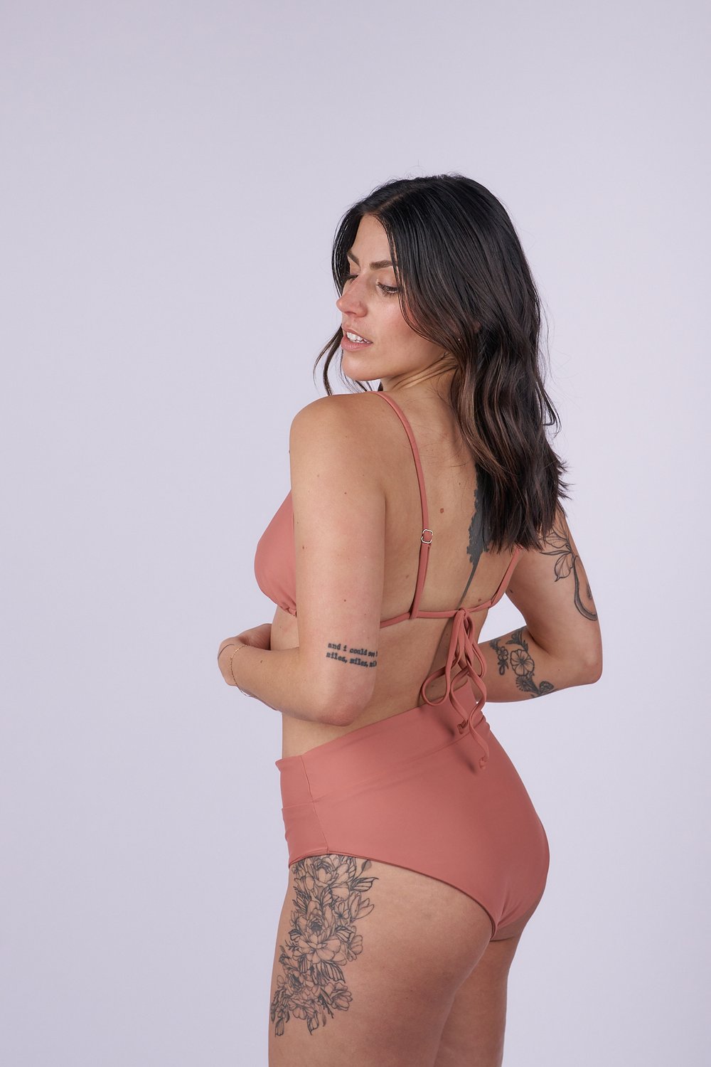 Nori Triangle Bikini Top - Blush