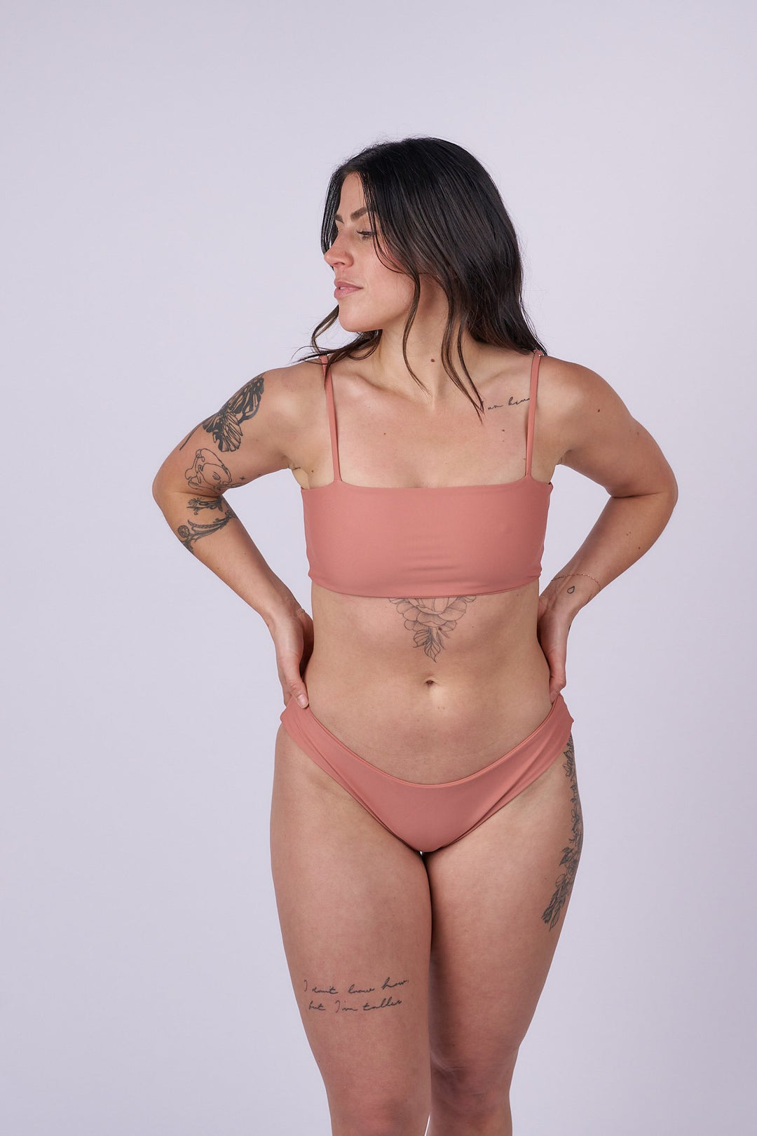 Kona Tie Back Bikini Top - Blush